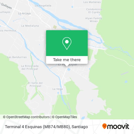 Terminal 4 Esquinas (MB74 / MB80) map