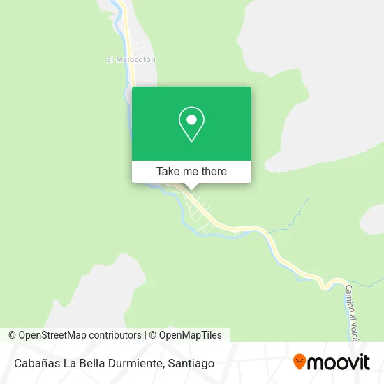 Mapa de Cabañas La Bella Durmiente
