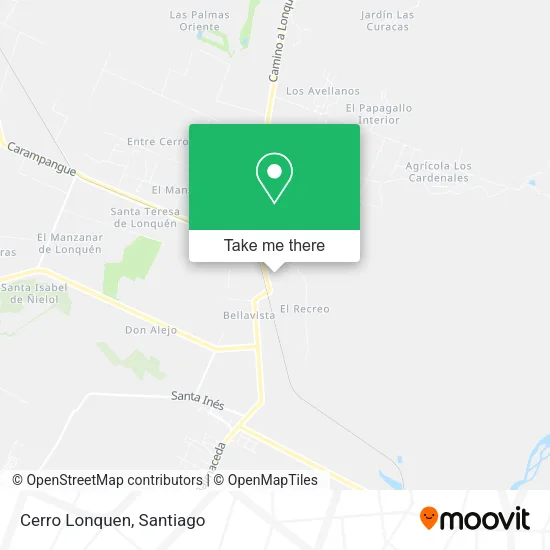 Cerro Lonquen map