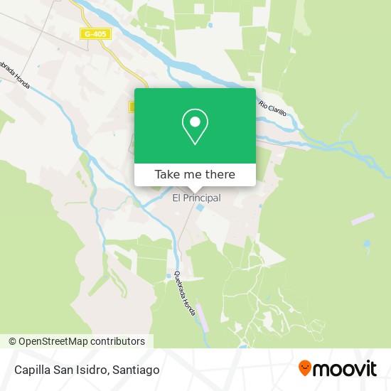 Capilla San Isidro map