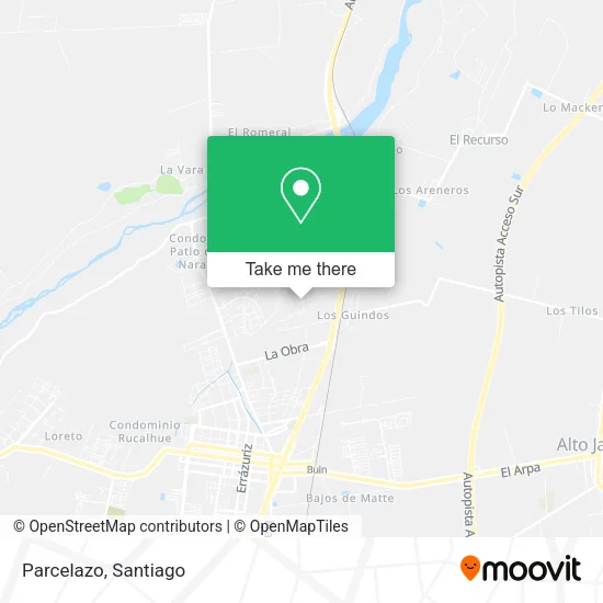 Parcelazo map