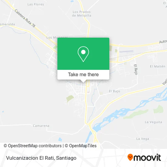 Vulcanizacion El Rati map