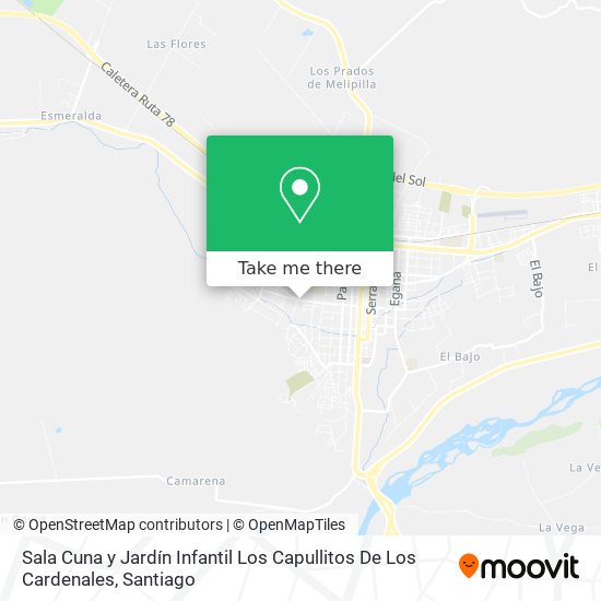 Sala Cuna y Jardín Infantil Los Capullitos De Los Cardenales map