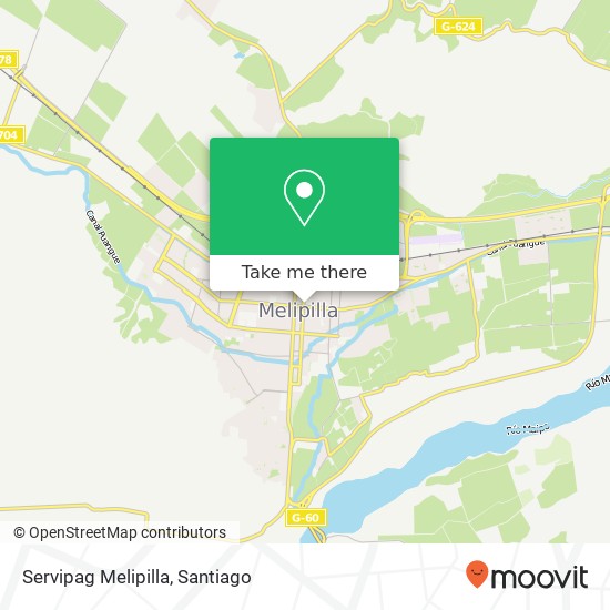 Servipag Melipilla map