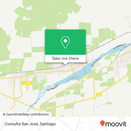 Consulta San José map