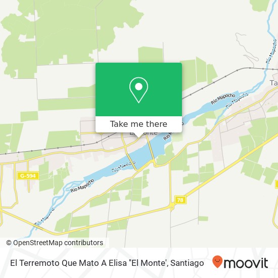 El Terremoto Que Mato A Elisa ''El Monte' map