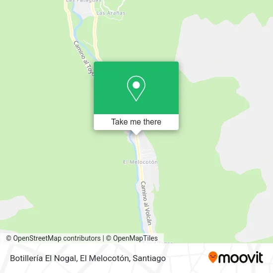 Botillería El Nogal, El Melocotón map