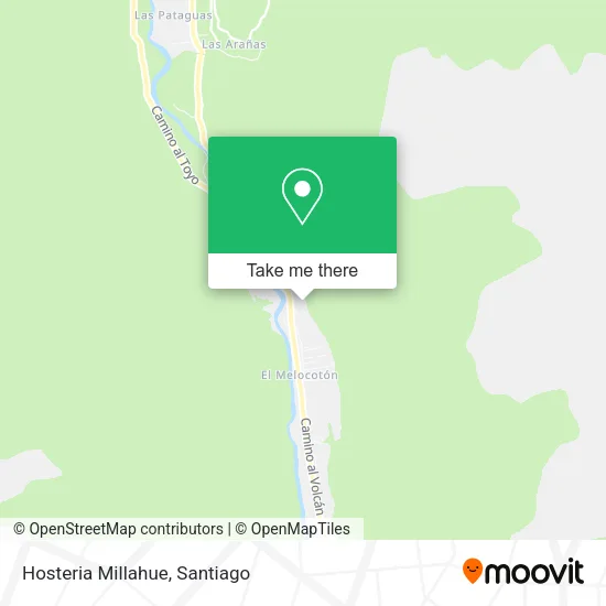 Hosteria Millahue map
