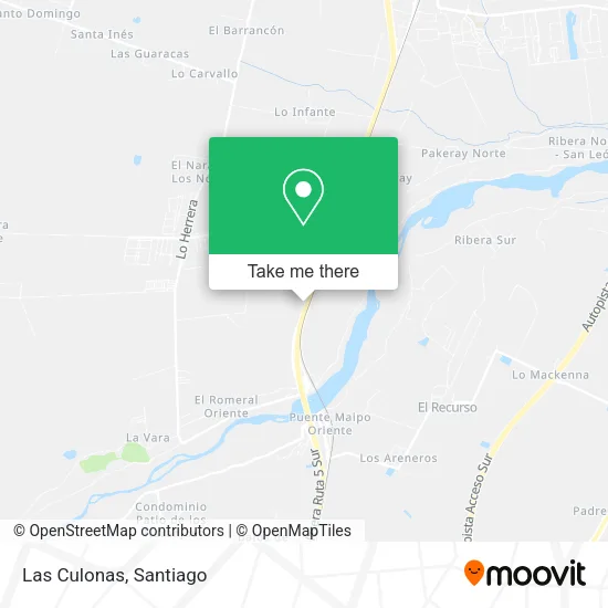Las Culonas map