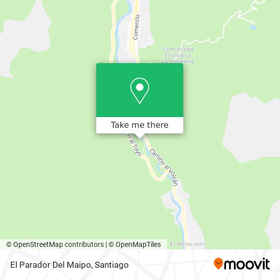 Mapa de El Parador Del Maipo