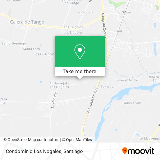 Condominio Los Nogales map