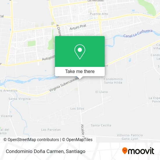 Condominio Doña Carmen map