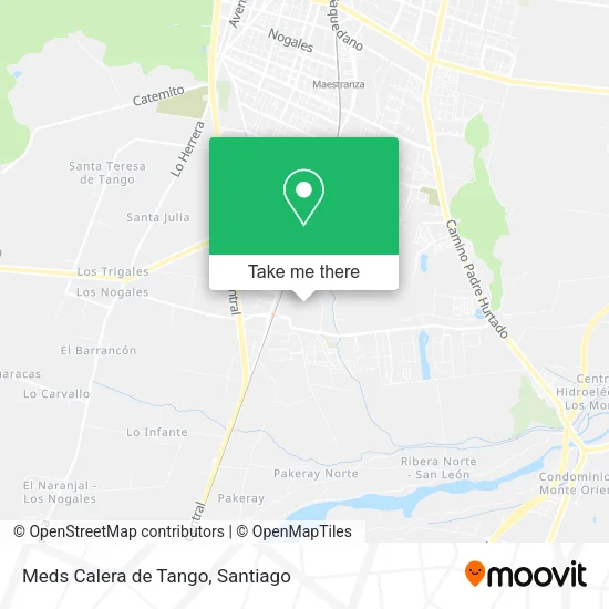 Meds Calera de Tango map