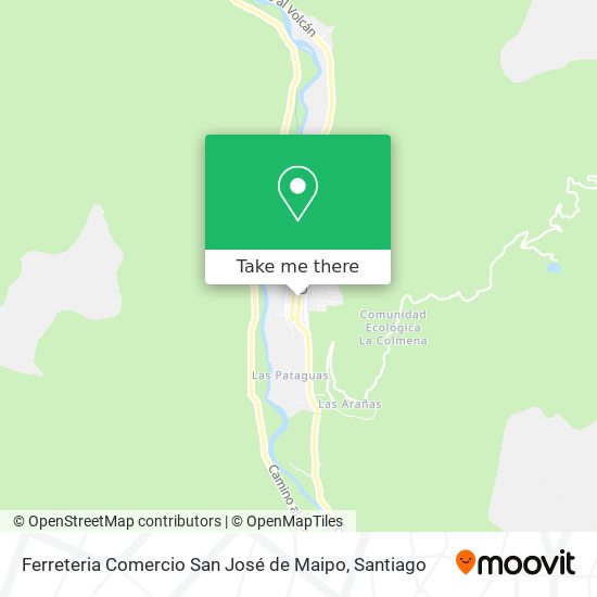 Ferreteria Comercio San José de Maipo map