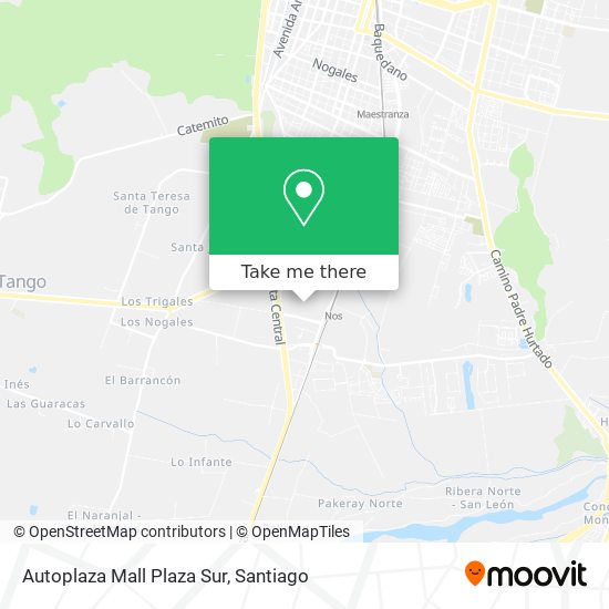 Autoplaza Mall Plaza Sur map