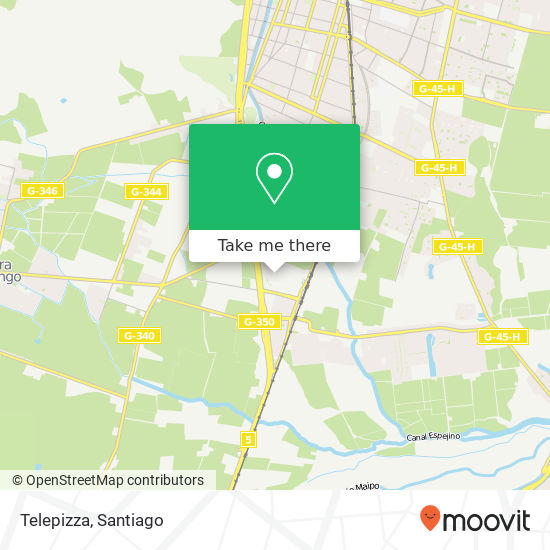 Telepizza map