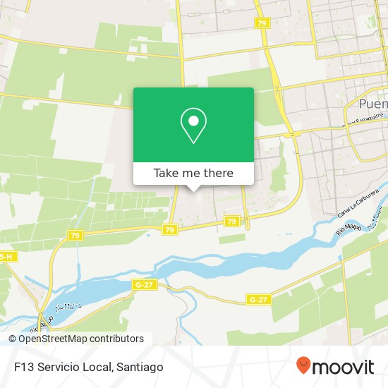 Mapa de F13 Servicio Local