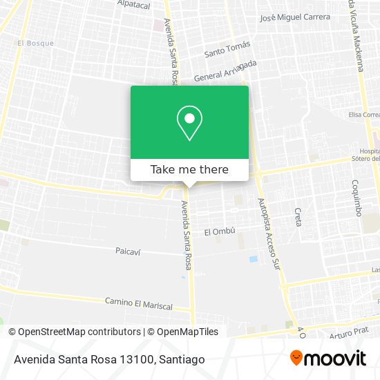 Avenida Santa Rosa 13100 map