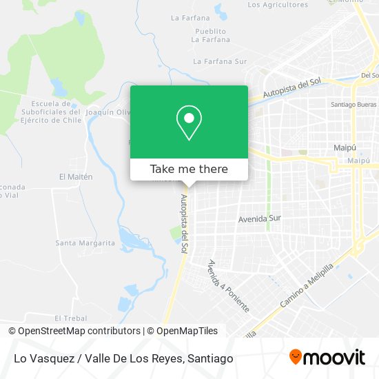 Lo Vasquez / Valle De Los Reyes map