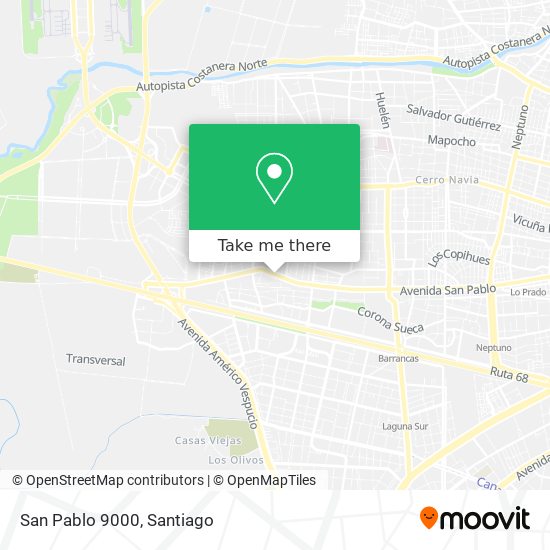 San Pablo 9000 map