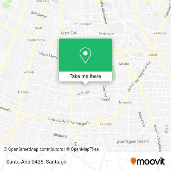 Santa Ana 0425 map