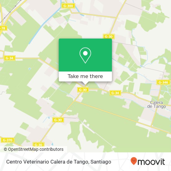 Centro Veterinario Calera de Tango map