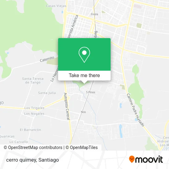 cerro quimey map