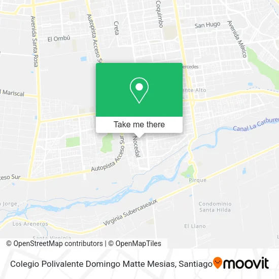 Colegio Polivalente Domingo Matte Mesias map