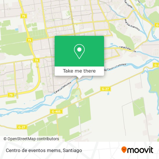 Centro de eventos mems map