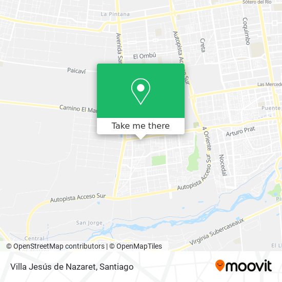 Villa Jesús de Nazaret map