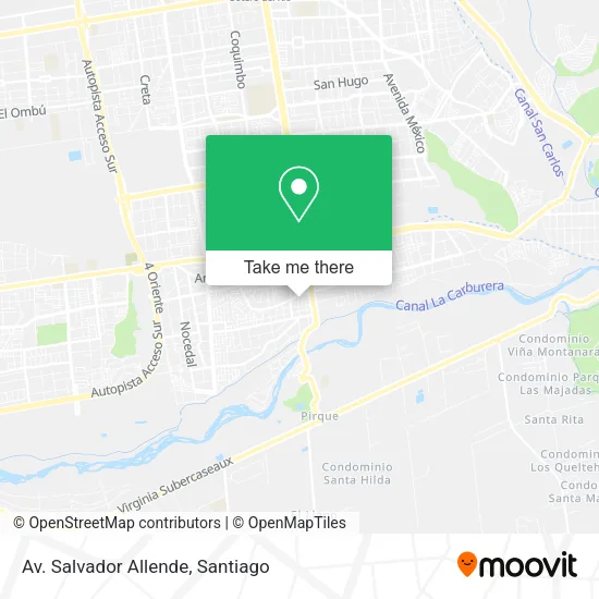 Av. Salvador Allende map