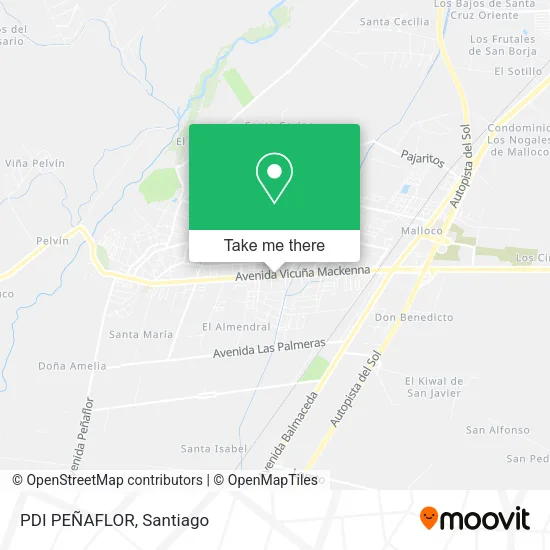 PDI PEÑAFLOR map