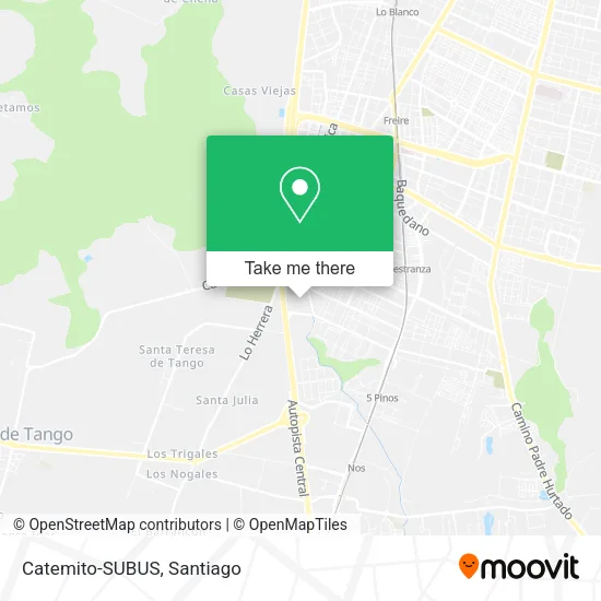 Mapa de Catemito-SUBUS