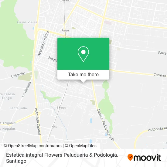 Estetica integral Flowers Peluqueria & Podologia map