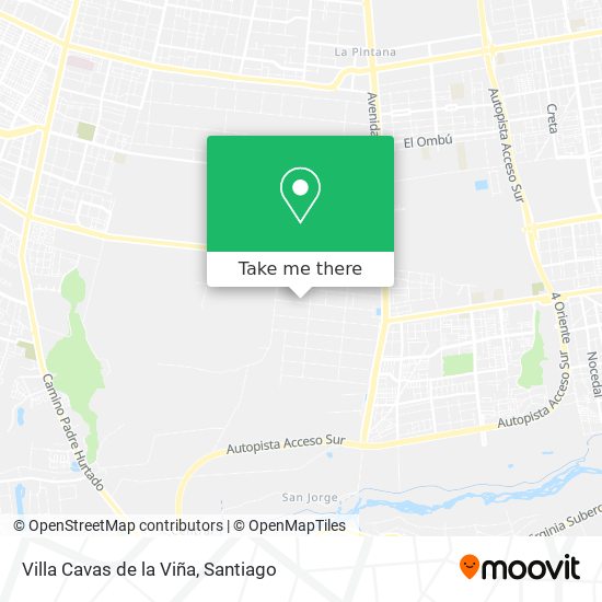 Villa Cavas de la Viña map