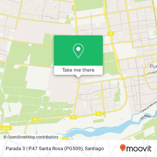 Mapa de Parada 3 | P.47 Santa Rosa (PG509)