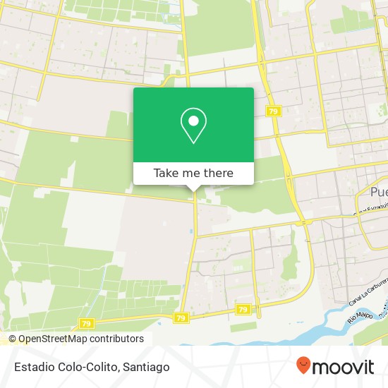 Estadio Colo-Colito map