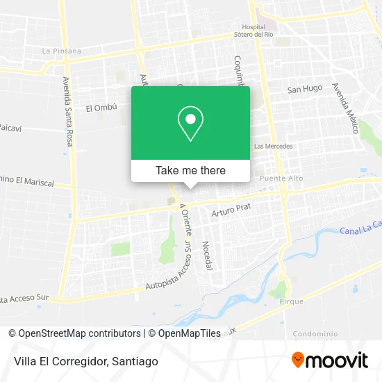 Villa El Corregidor map