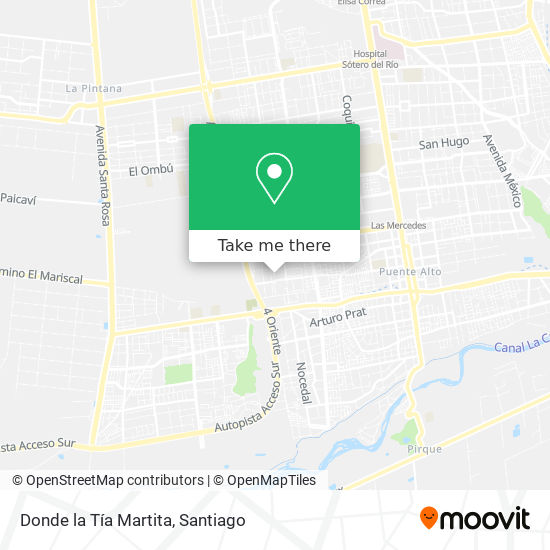 Donde la Tía Martita map