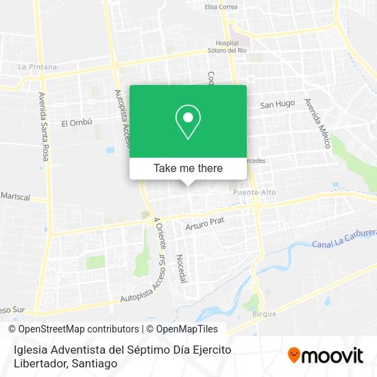 Iglesia Adventista del Séptimo Día Ejercito Libertador map