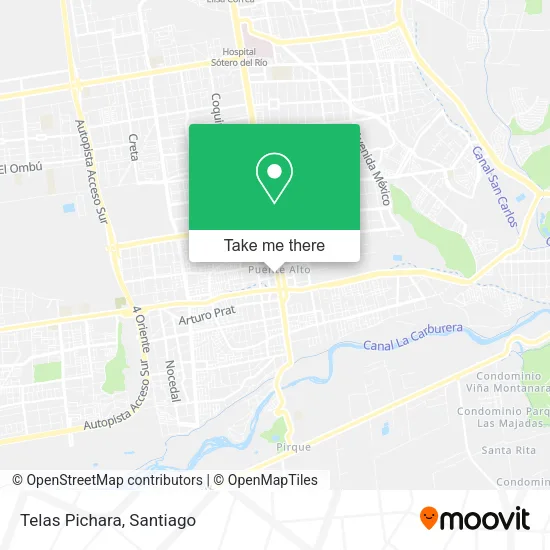 Telas Pichara map