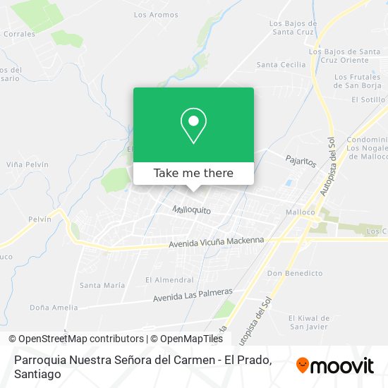 Parroquia Nuestra Señora del Carmen - El Prado map