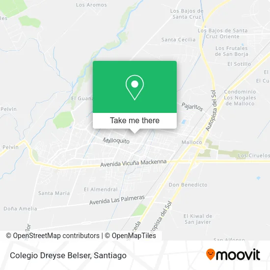 Colegio Dreyse Belser map