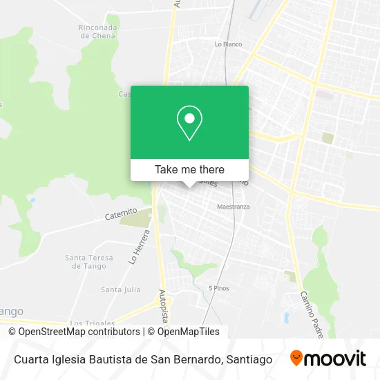 Cuarta Iglesia Bautista de San Bernardo map