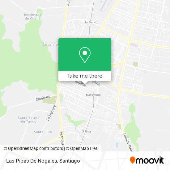 Las Pipas De Nogales map