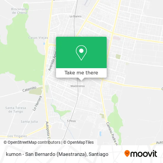 kumon - San Bernardo (Maestranza) map