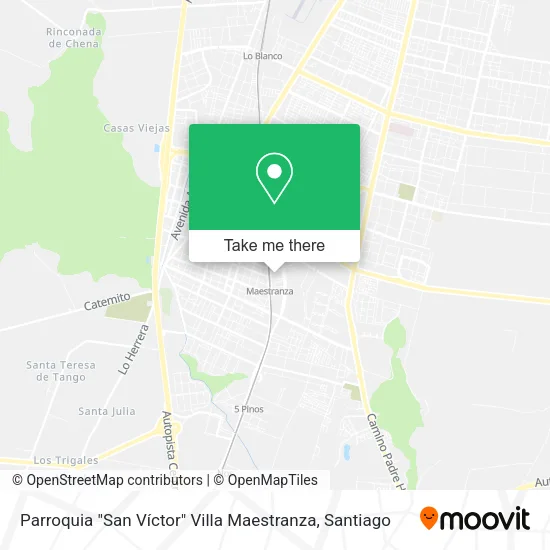 Parroquia "San Víctor" Villa Maestranza map