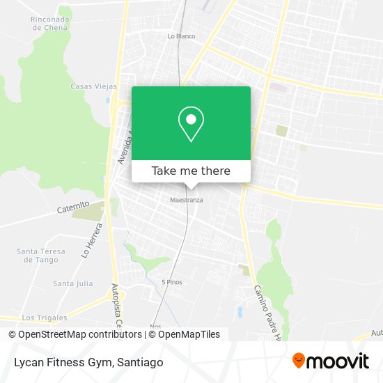 Lycan Fitness Gym map