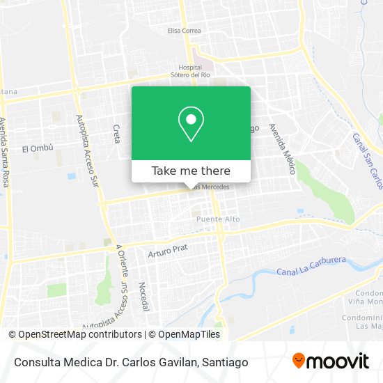 Consulta Medica Dr. Carlos Gavilan map
