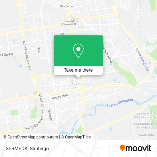 SERMEDA map